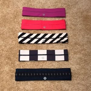 5 Lululemon Athletica Headbands